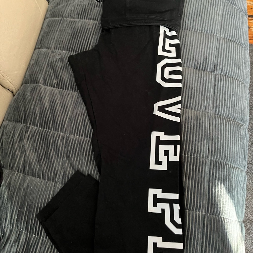 PINK Y2K fold over yoga pants